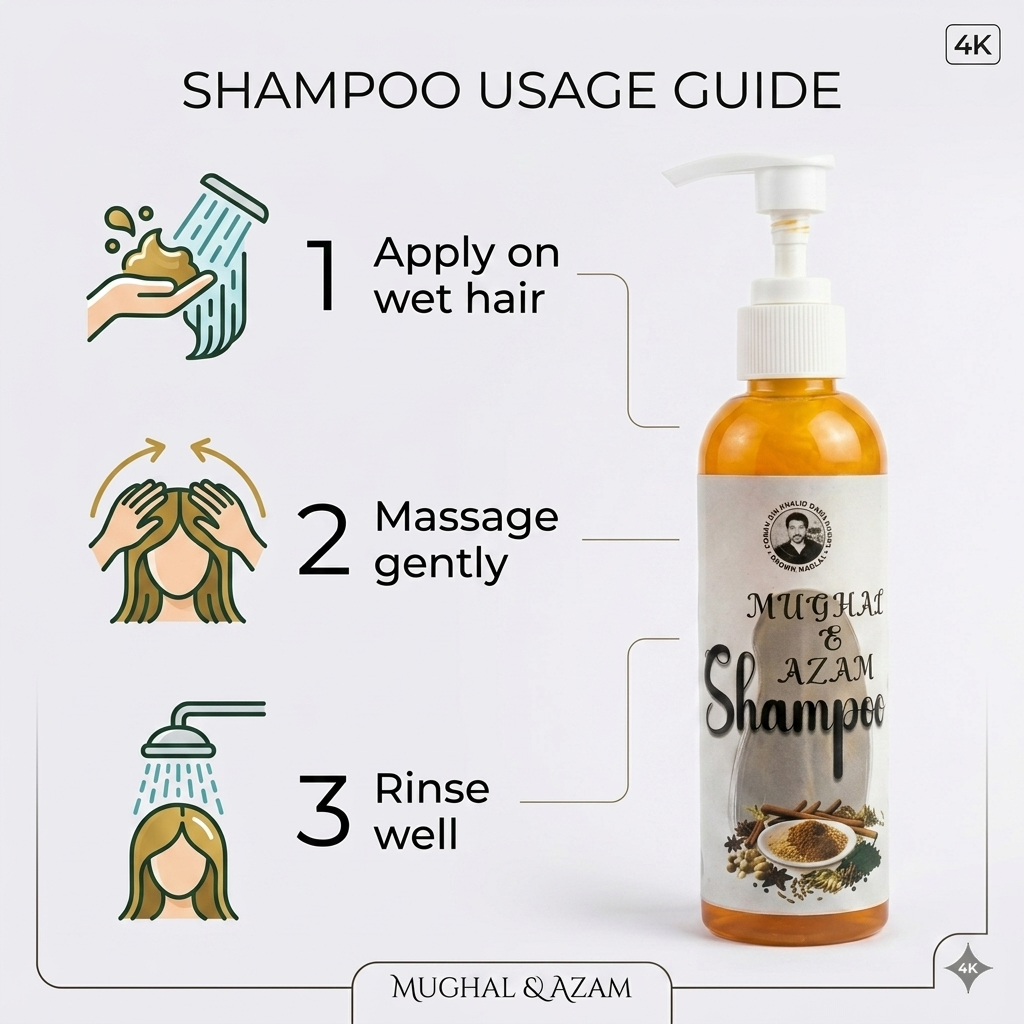 Mughal E Azam shampoo