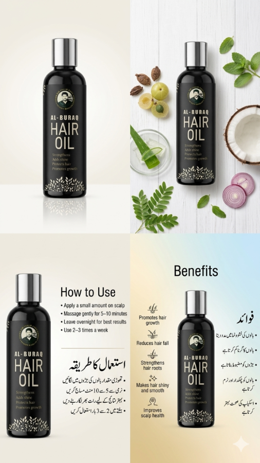 Al- Buraq Hair oil